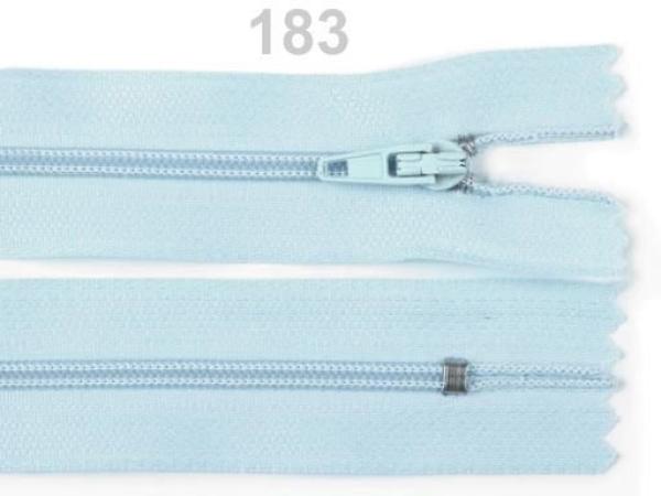 Reißverschluss Spirale Breite 3 mm Länge 20 cm pinlock Eisblau